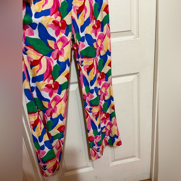 Jumpsuit Ann Miller rayon/linen size 30 USA M - Picture 5 of 10